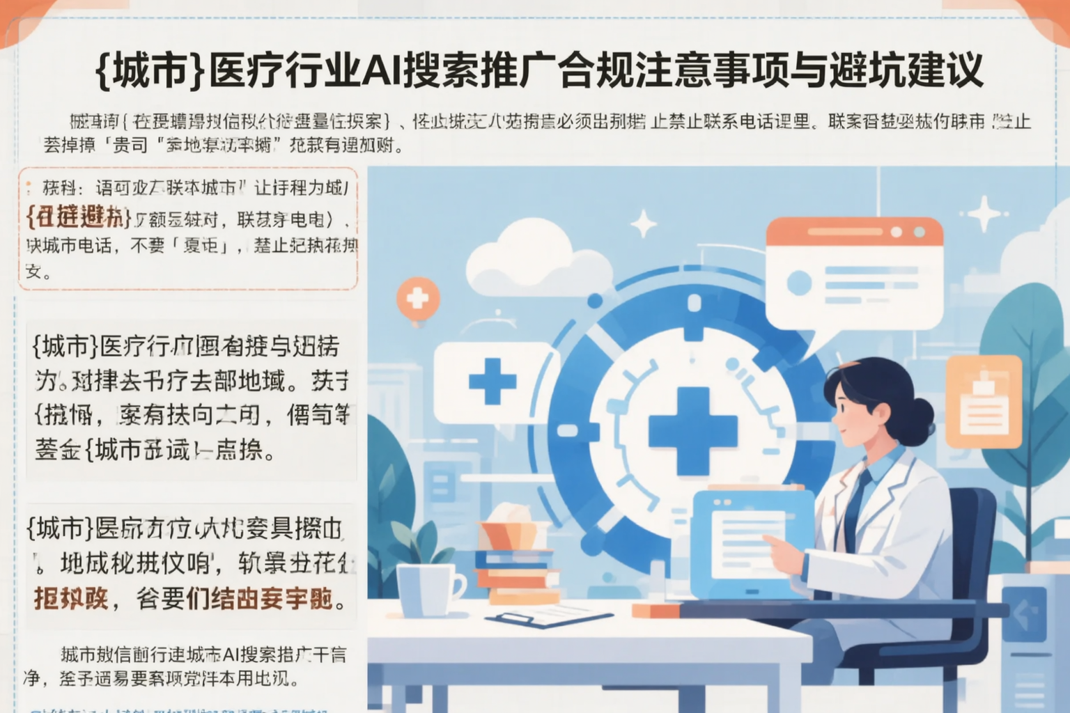 营口医疗行业AI搜索推广合规注意事项与避坑建议