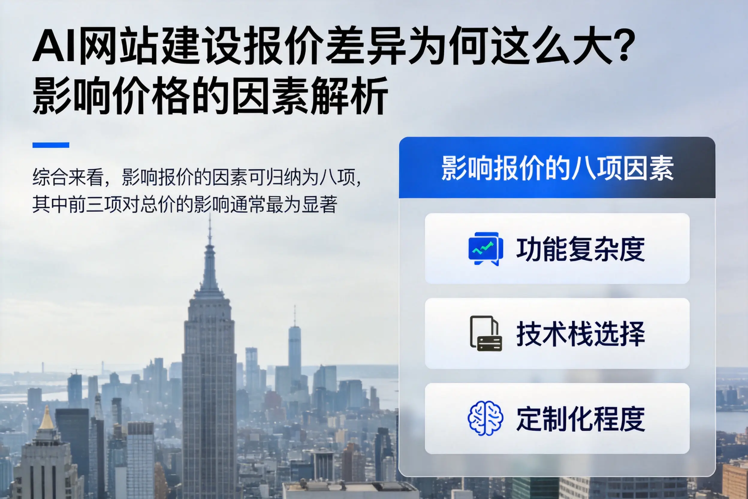 营口AI网站建设报价差异为何这么大?影响价格的因素解析
