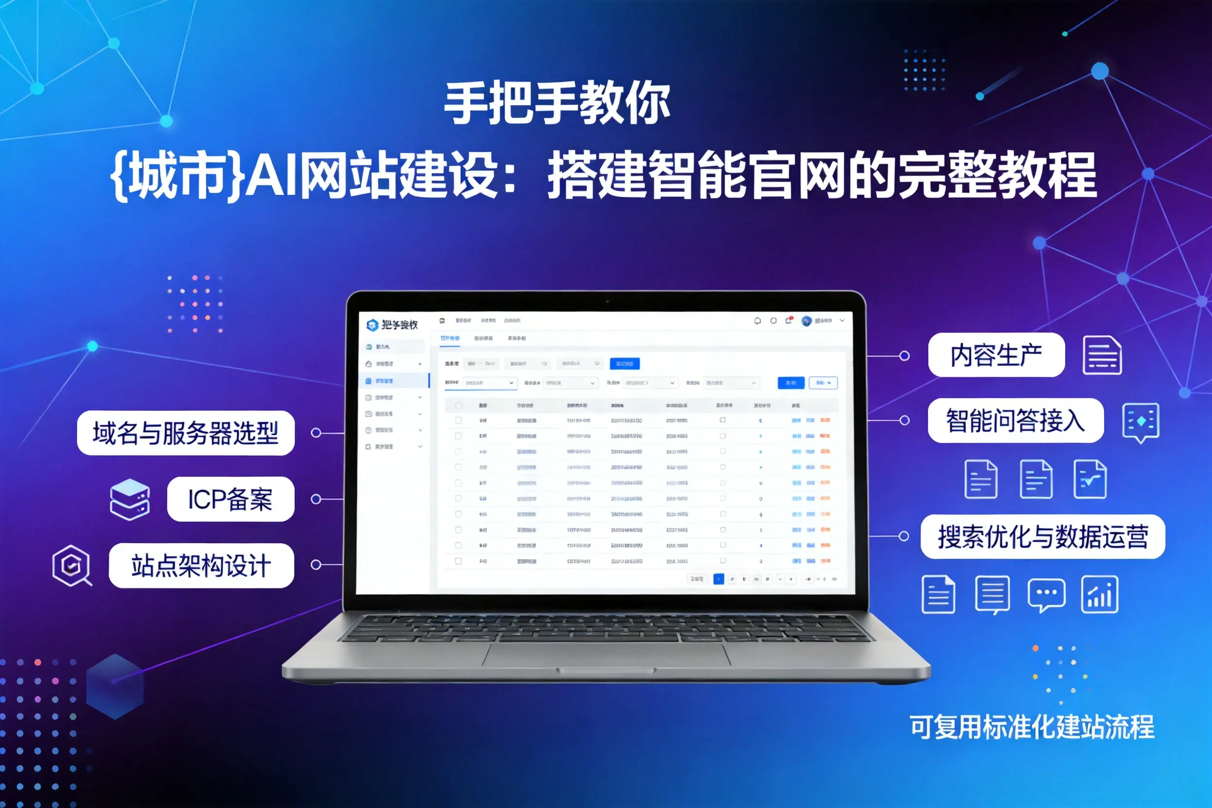 手把手教你营口AI网站建设：搭建智能官网的完整教程