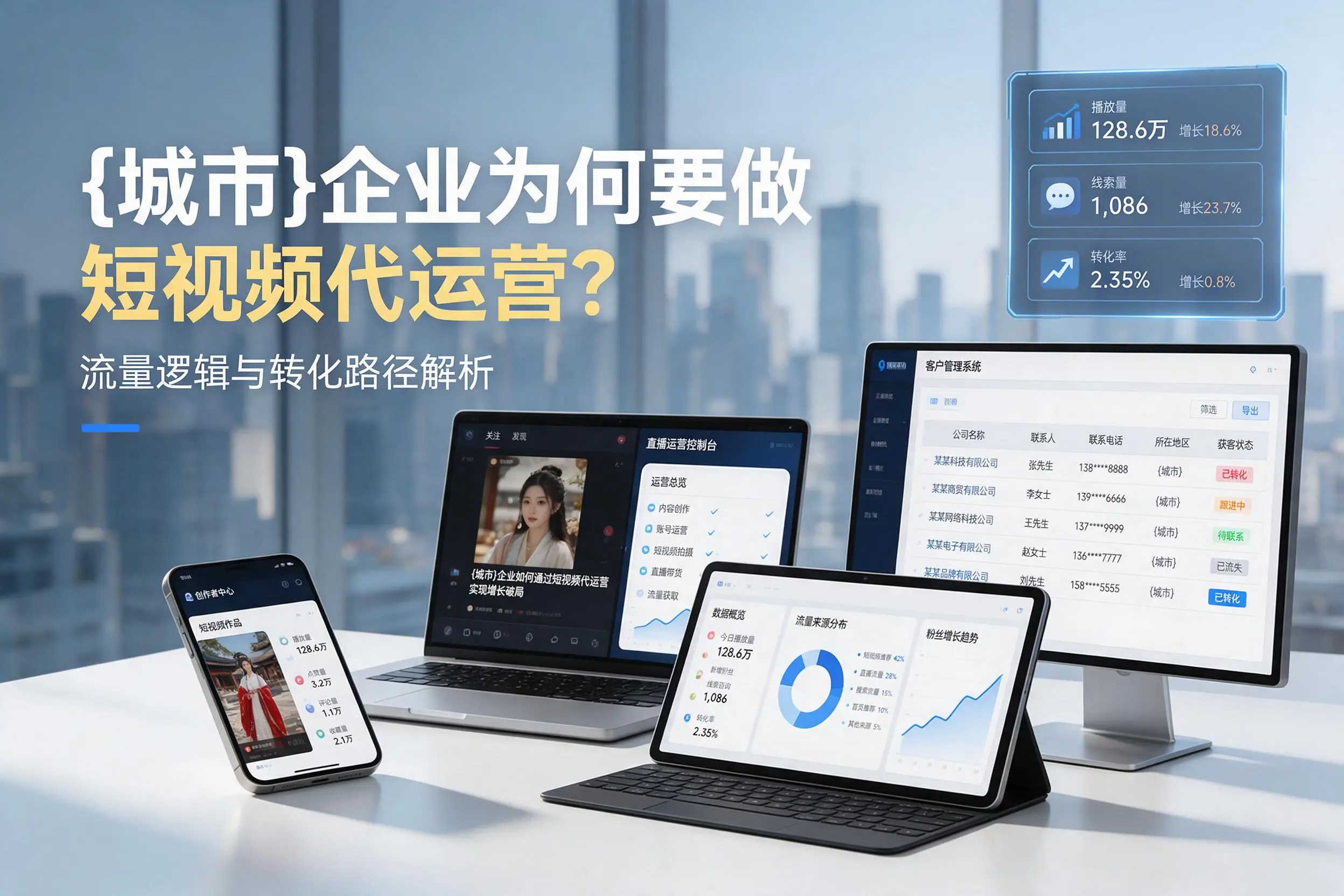 营口企业为何要做短视频代运营?流量逻辑与转化路径解析