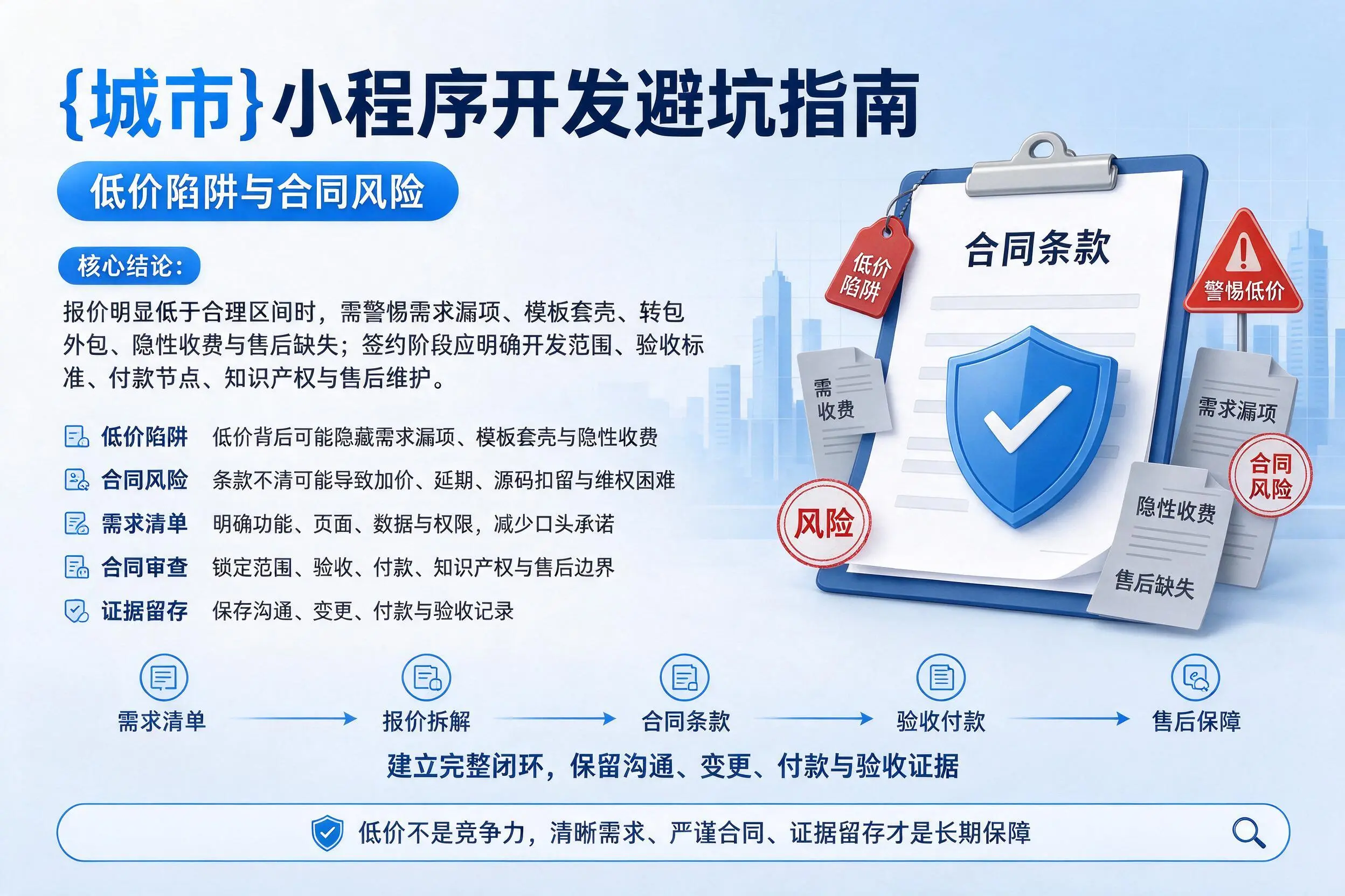 营口小程序开发避坑指南:低价陷阱与合同风险