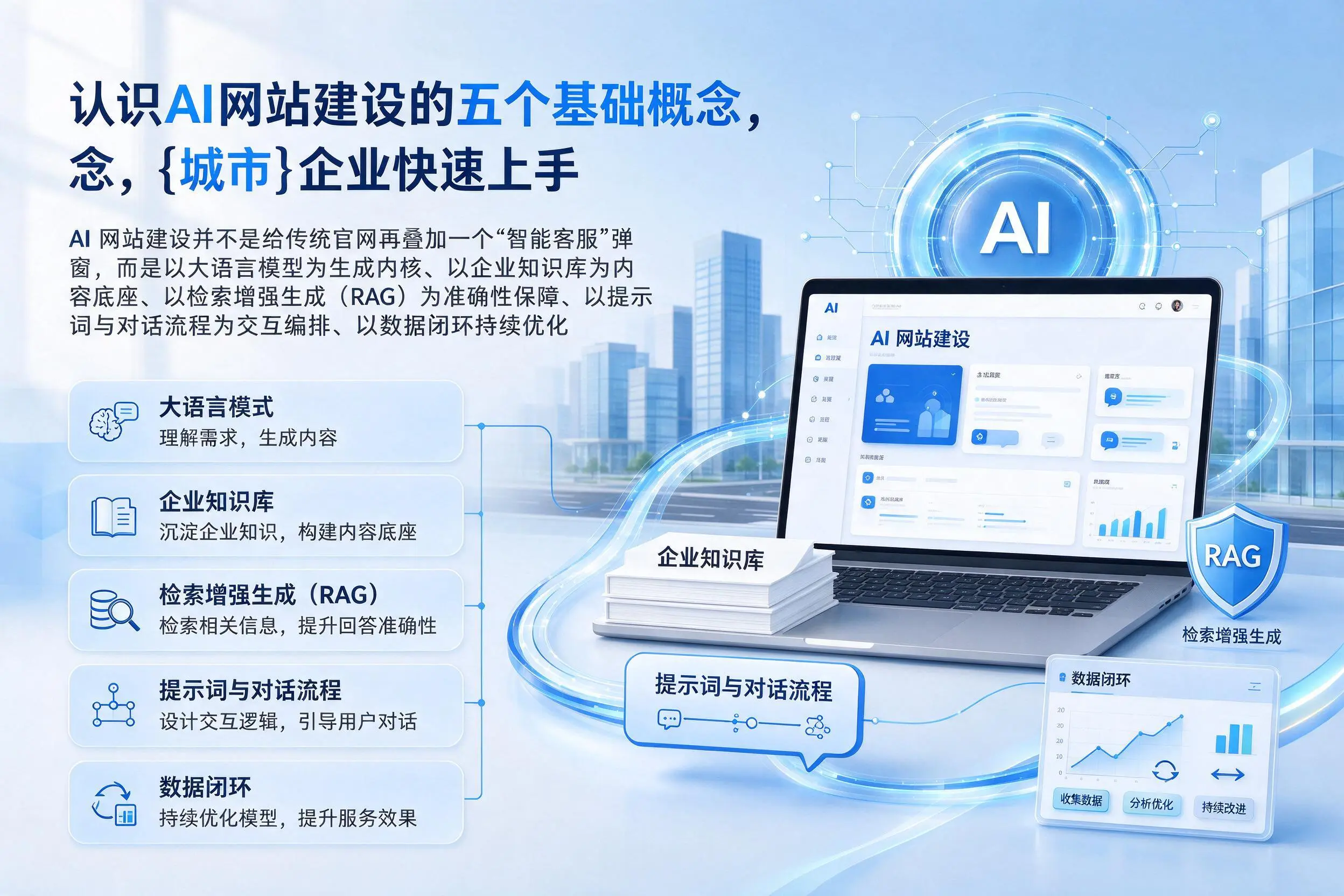 认识AI网站建设的五个基础概念，营口企业快速上手