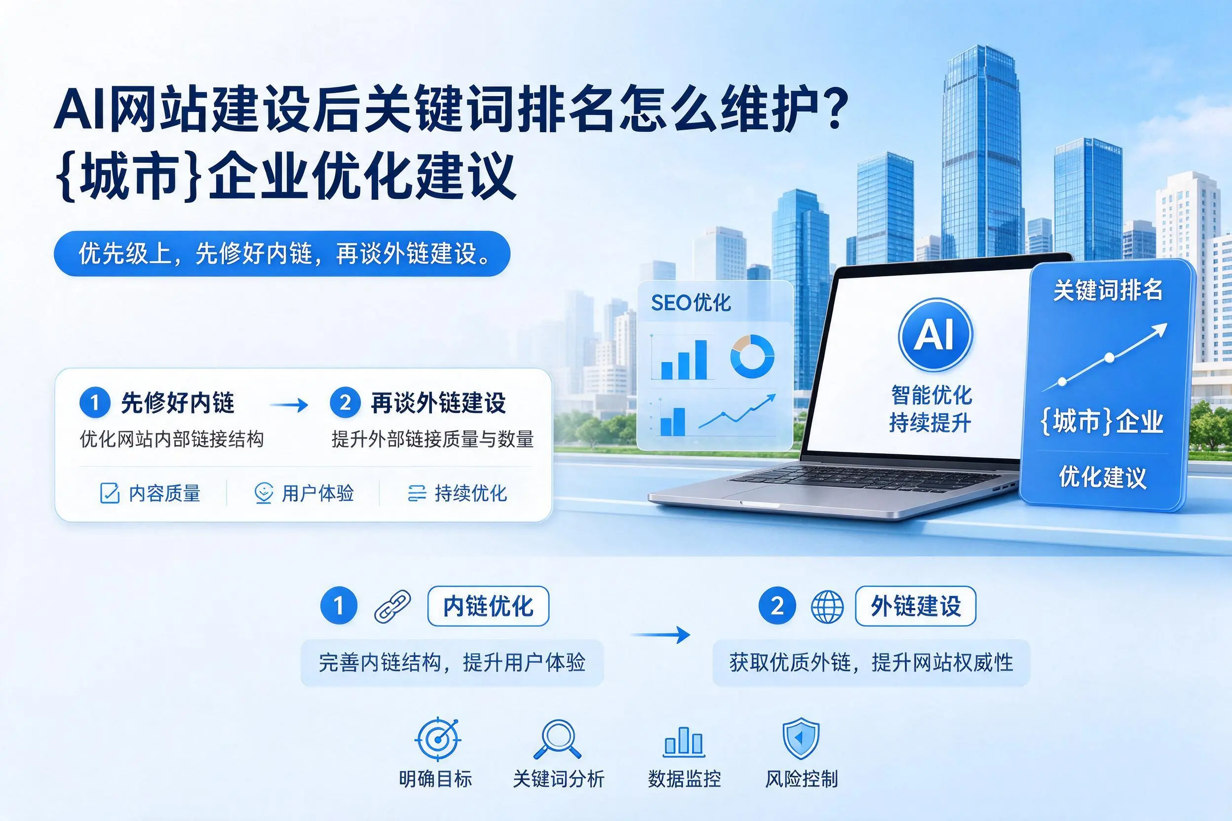 AI网站建设后关键词排名怎么维护？营口企业优化建议