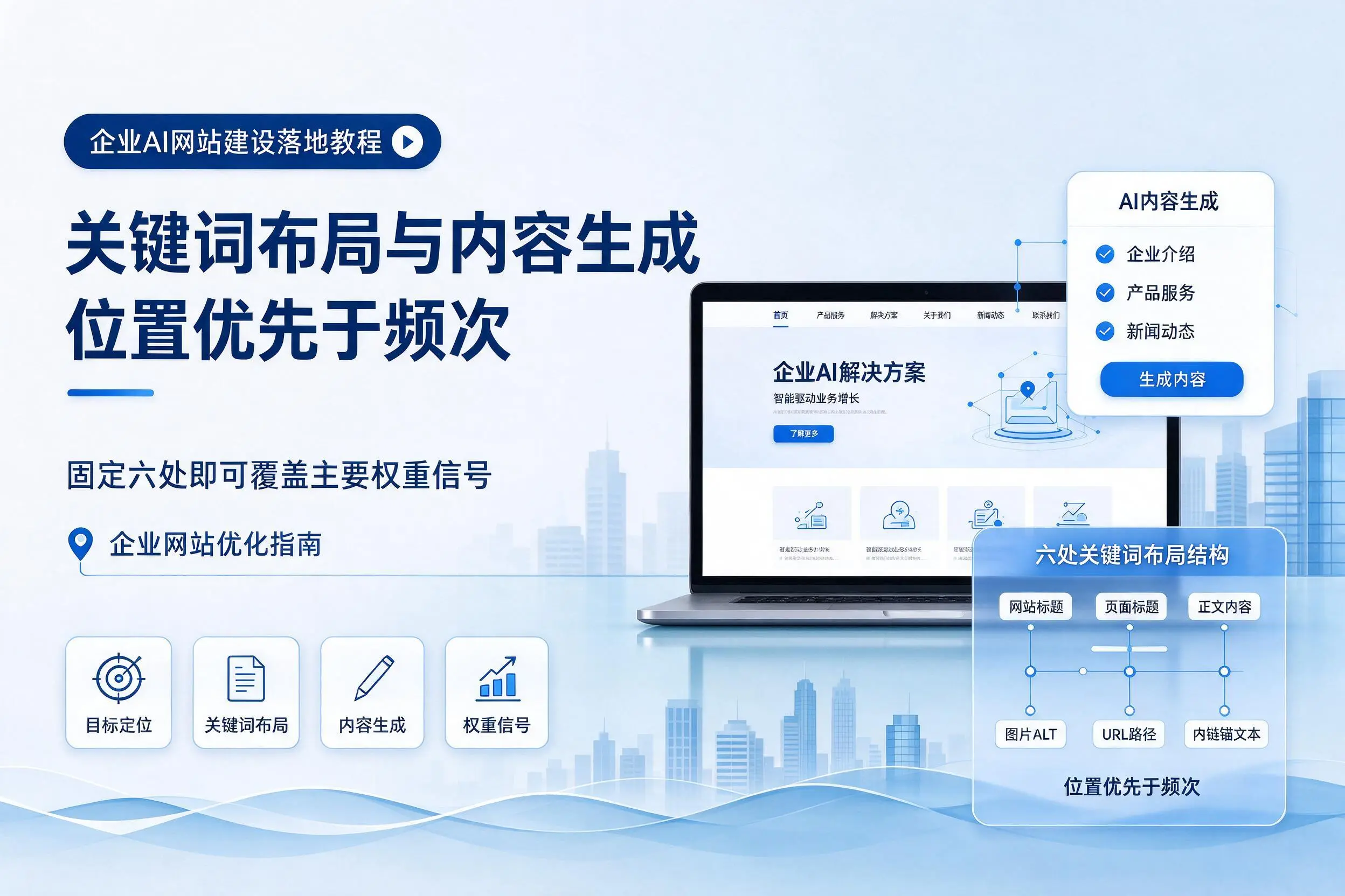 营口企业AI网站建设落地教程:关键词布局与内容生成
